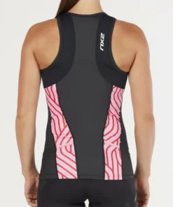 2XU Women's Perform Tri Singlet - 2018 -Women's Triathlon Shop WT4857a BLK RPT 02 10351.1517508314