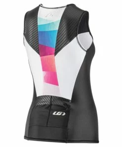 Louis Garneau Women's Course Vector Sleeveless Tri Top - 2018 -Women's Triathlon Shop back 05640.1513782360