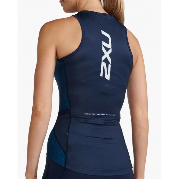 2XU Women's Aero Tri Singlet - 2022 4 2XU Women's Aero Tri Singlet - 2022 - Image 2
