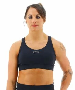 TYR Women's Solid Crossback Sports Bra - 2023
