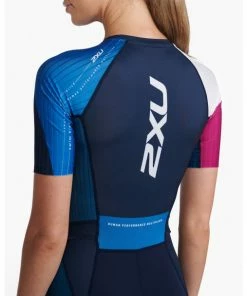 2XU Women's Aero Sleeved Tri Suit - 2022 9 2XU Women's Aero Sleeved Tri Suit - 2022 -Women's Triathlon Shop detail 47648.1645198325
