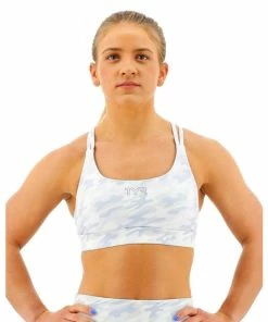 TYR Women's Whiteout Camo Dual Strap Sports Bra - 2023