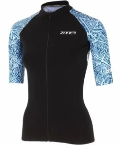 Zone3 Women's Lava Long Distance Short Sleeve Tri Top - 2022