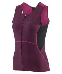 Louis Garneau Women's Comp Sleeveless Tri Top - 2019 6 Louis Garneau Women's Comp Sleeveless Tri Top - 2019 -Women's Triathlon Shop pinkpurple 30252.1549040131